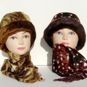 Deluxe Women's Winter Hat & Scarf Set