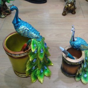 Peacock w/Pen holder